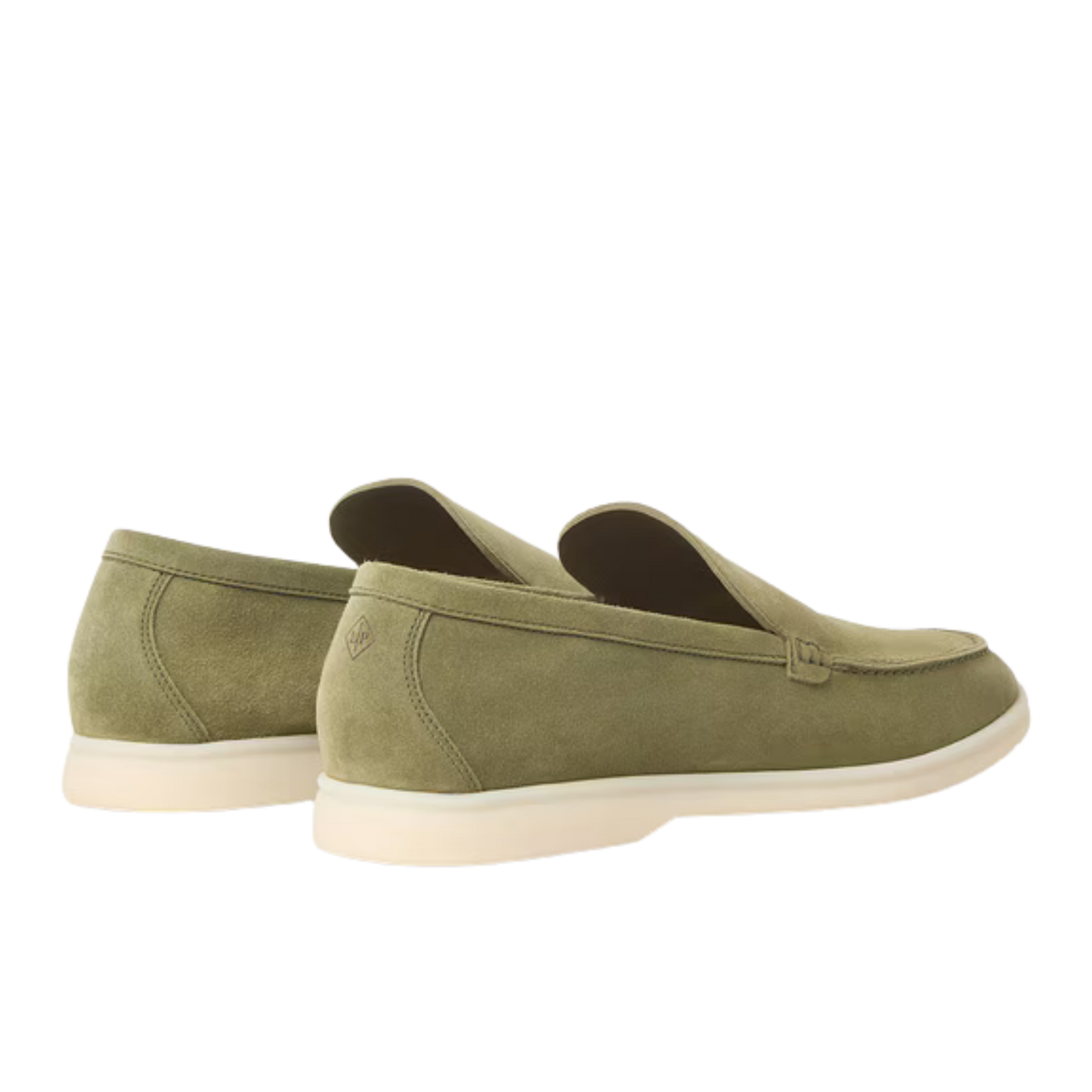 Loro Piana Summer Walk Loafers Suede Verde-Acqua