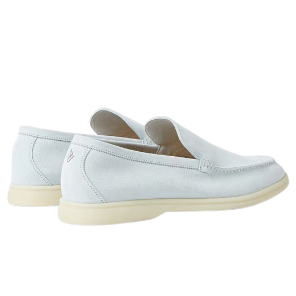 Loro Piana Summer Walk Loafer Suede Niagara Water