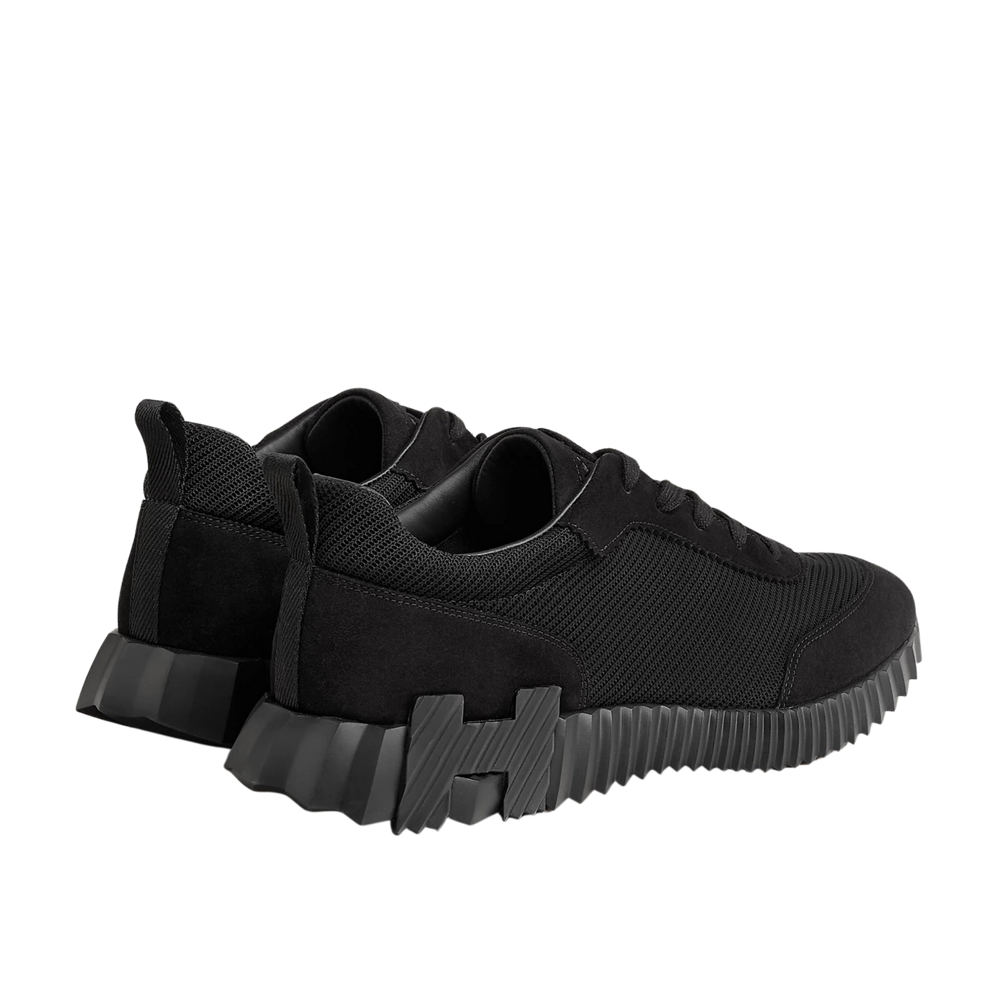 Hermès Bouncing Sneaker Mesh and Suede Noir