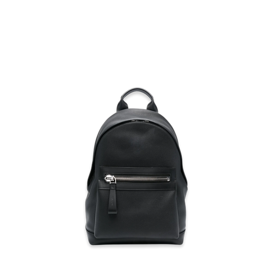 TOM FORD ZIP-POCKET LEATHER BACKPACK