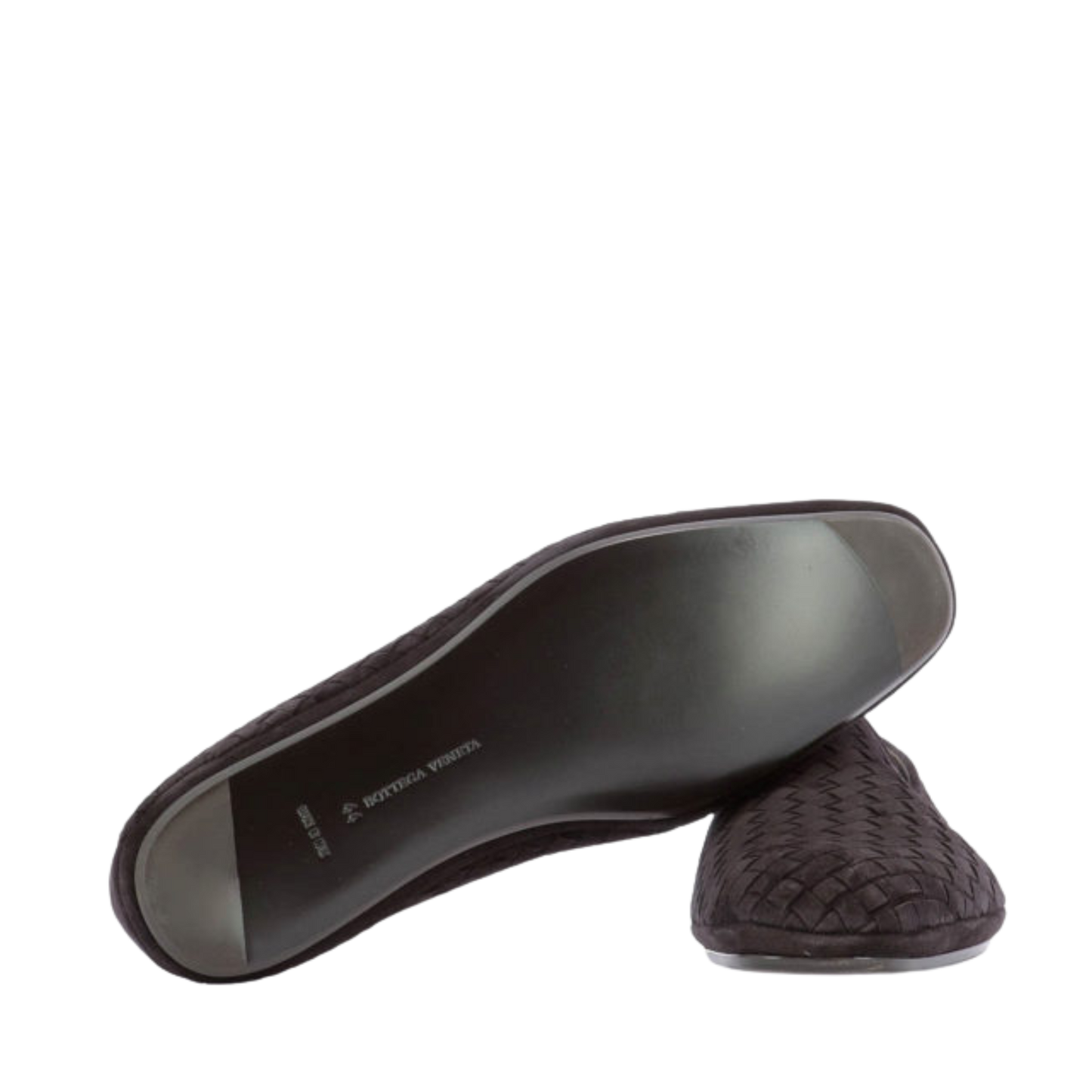 BOTTEGA VENETA INTRECCIATO SUEDE SMOKING SLIPPERS "Brown"