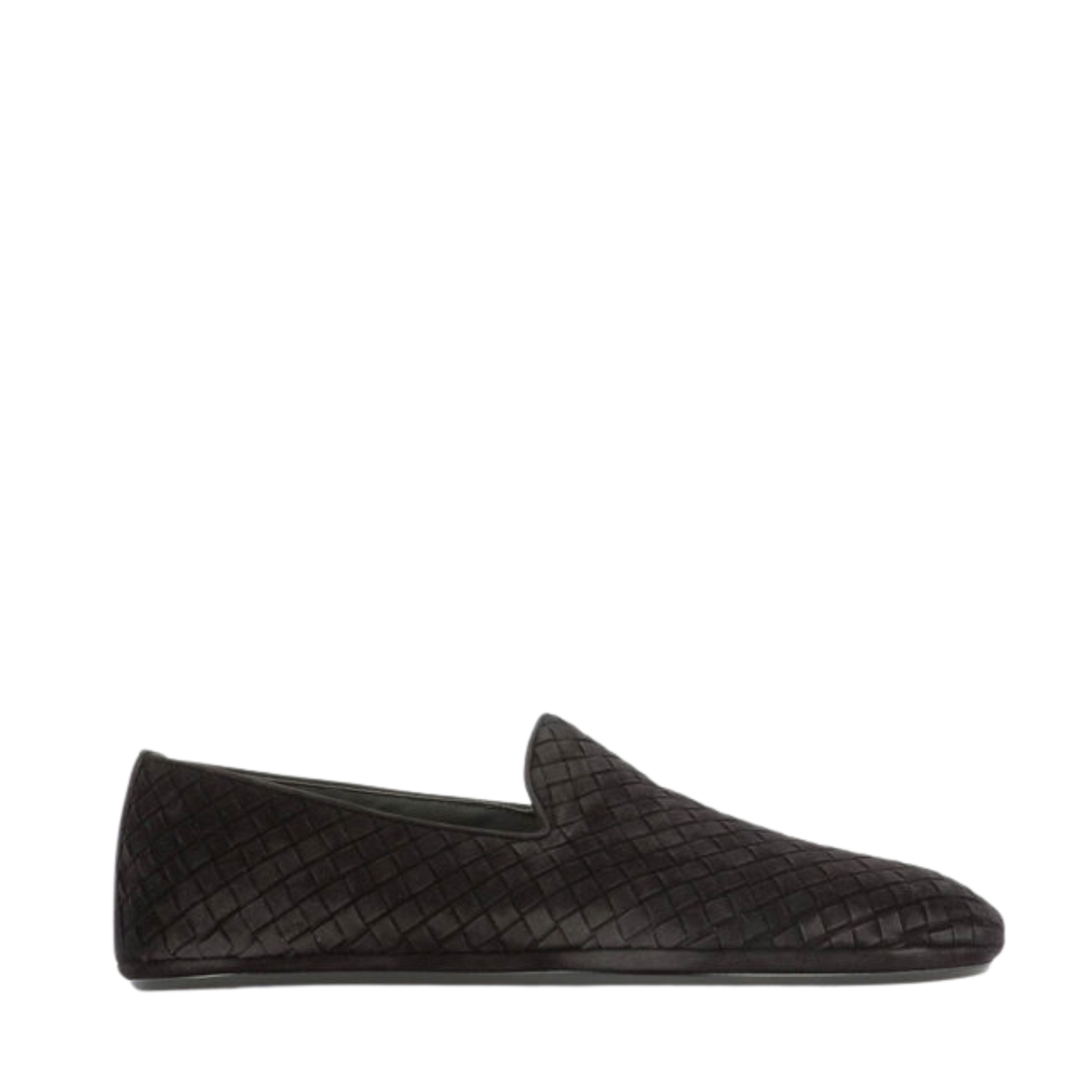 BOTTEGA VENETA INTRECCIATO SUEDE SMOKING SLIPPERS "Brown"