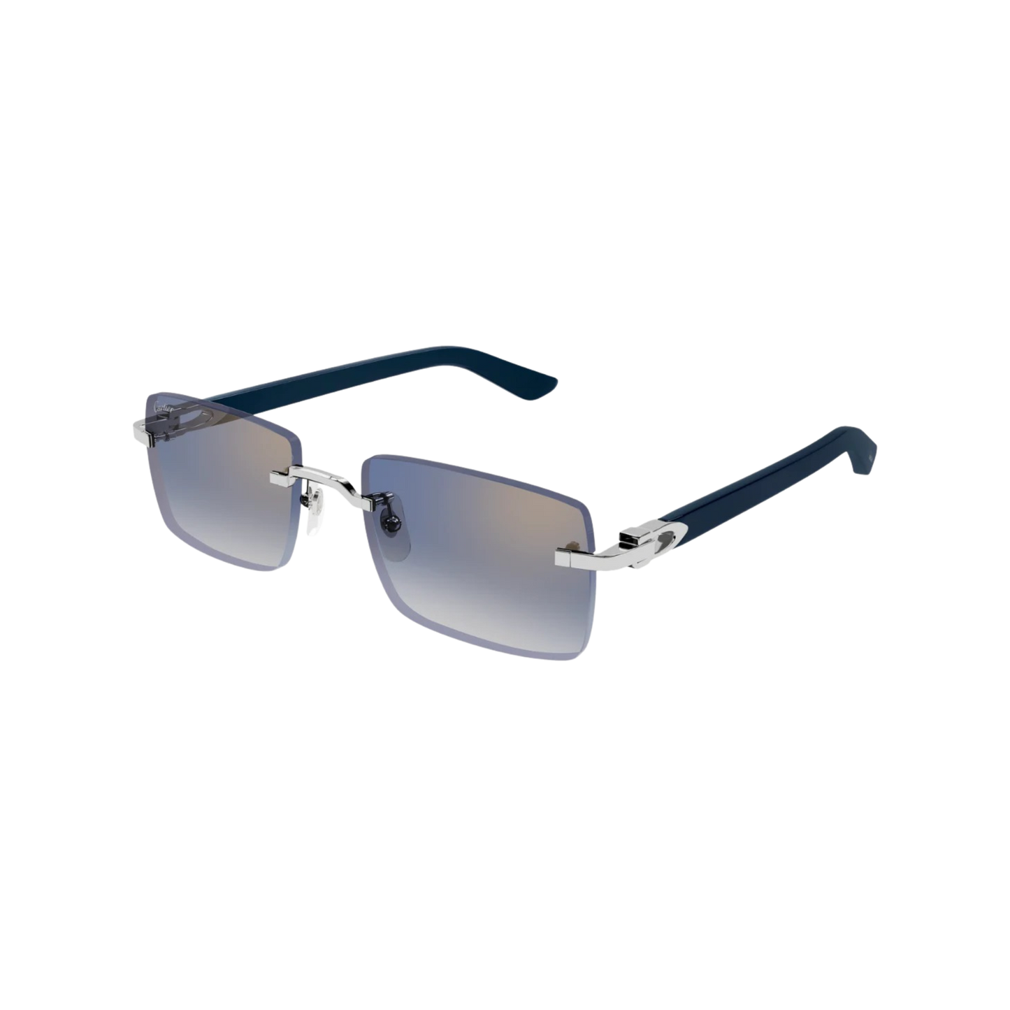 Cartier Sunglasses Silver Blue Blue (CT0579S-008)