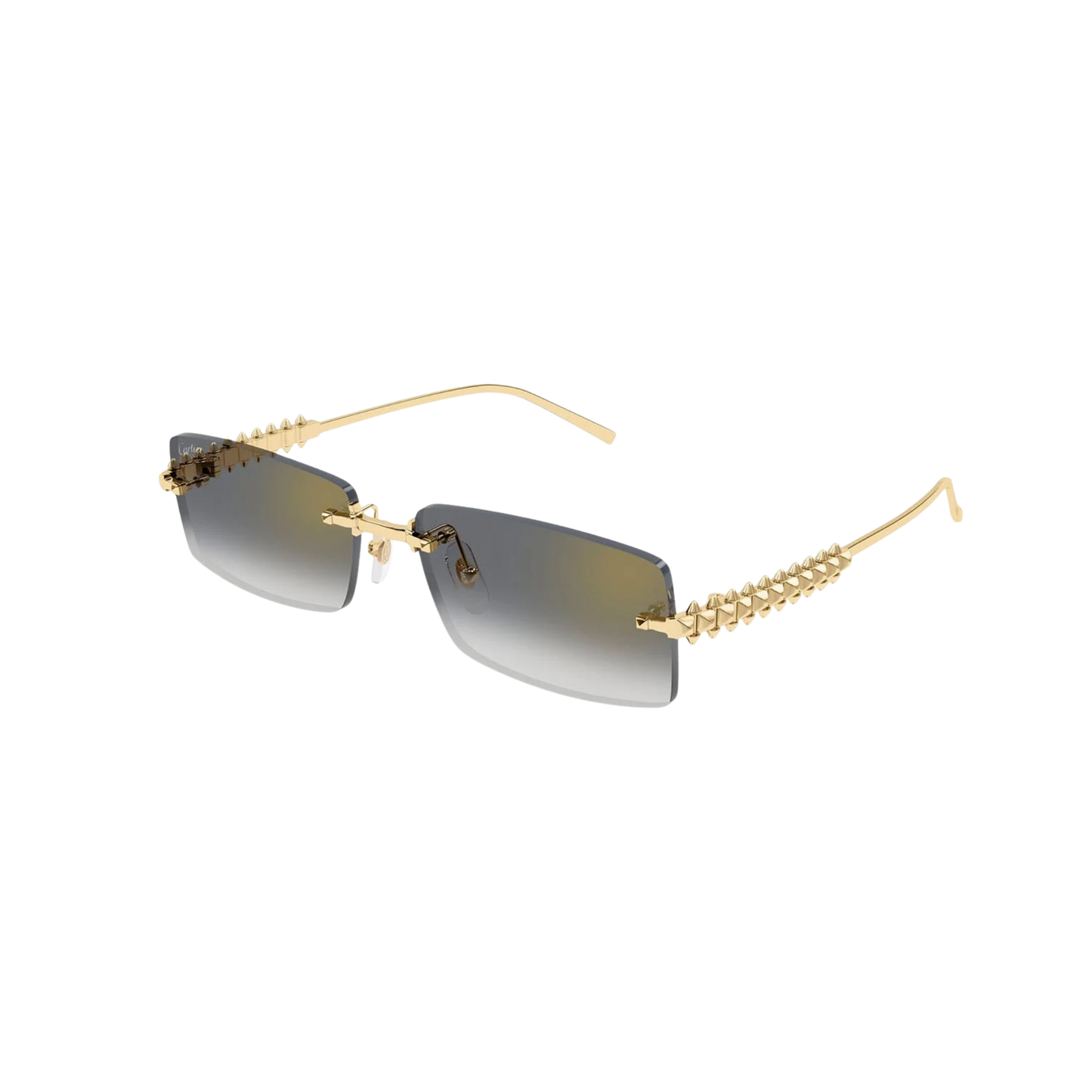 Cartier Sunglasses Gold Gold Grey (CT0604S-001)