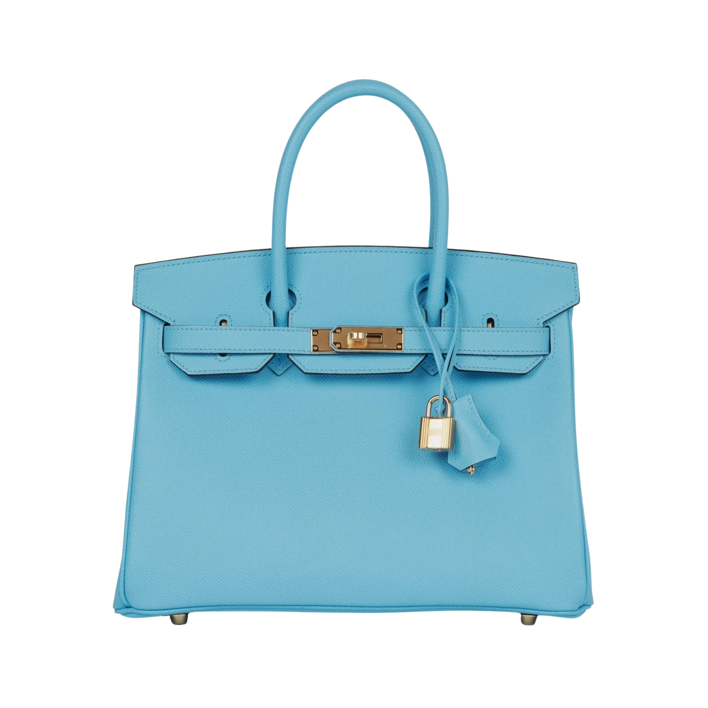 Hermès Birkin 30 Bleu Celeste with Gold Hardware