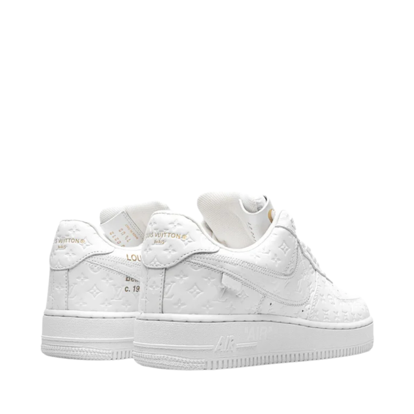 NIKE X LOUIS VUITTON AIR FORCE 1 LOW "TRIPLE WHITE"