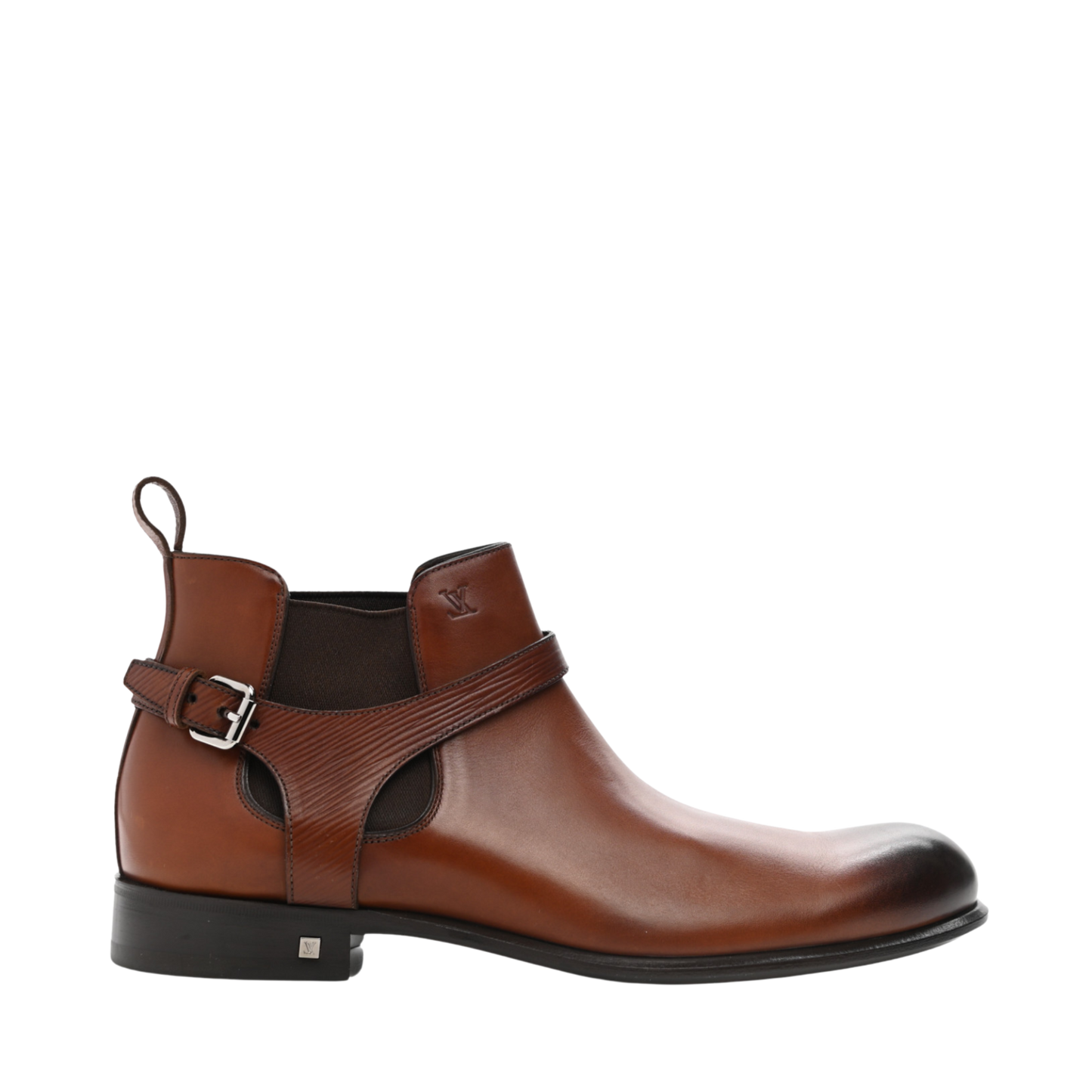 LOUIS VUITTON LEATHER GREENWICH ANKLE BOOTS