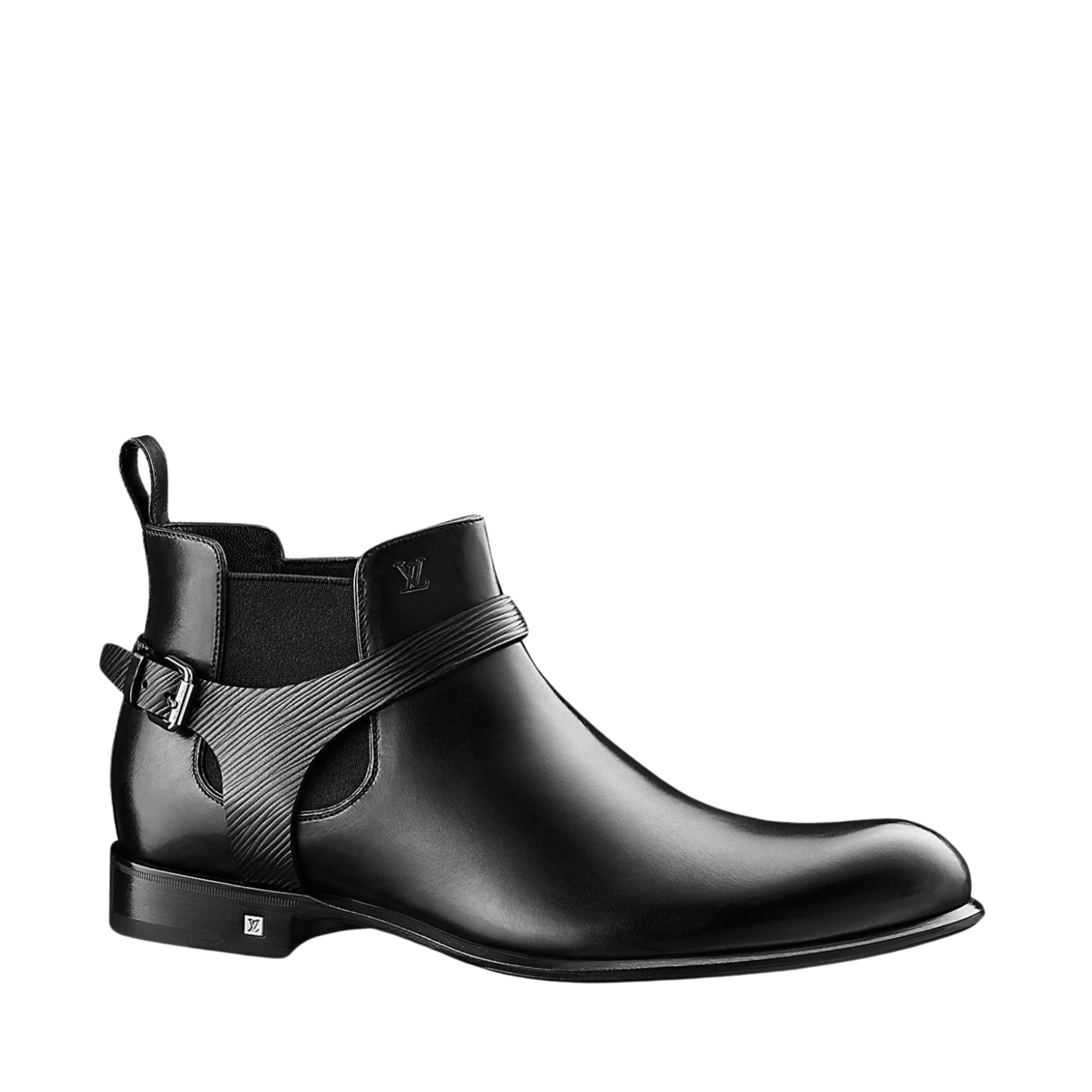 LOUIS VUITTON LEATHER GREENWICH ANKLE BOOTS