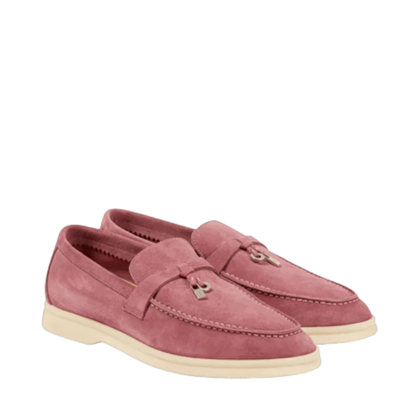 Loro Piana summer charms walk loafers suede Wild Muave