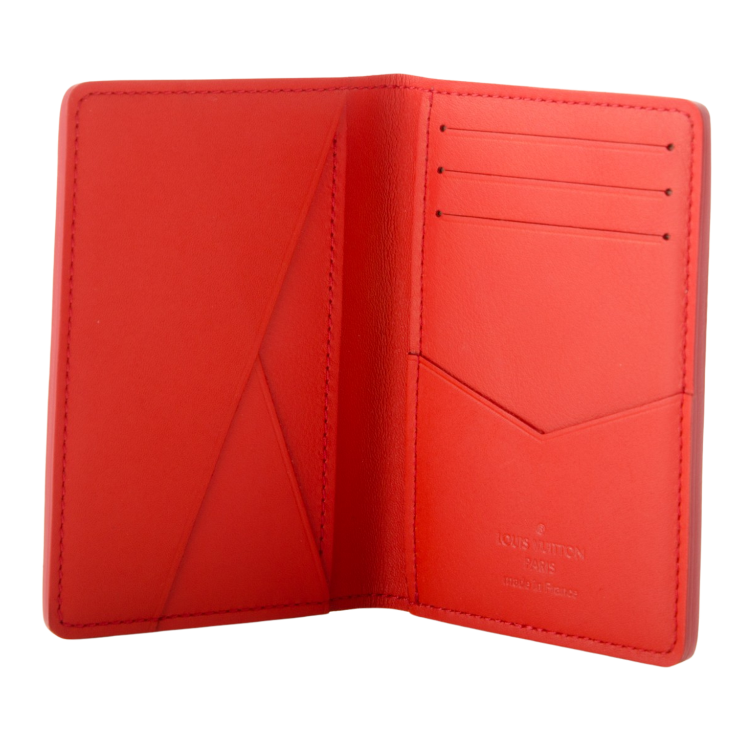 Louis Vuitton Pocket Organizer Damier Infini Red