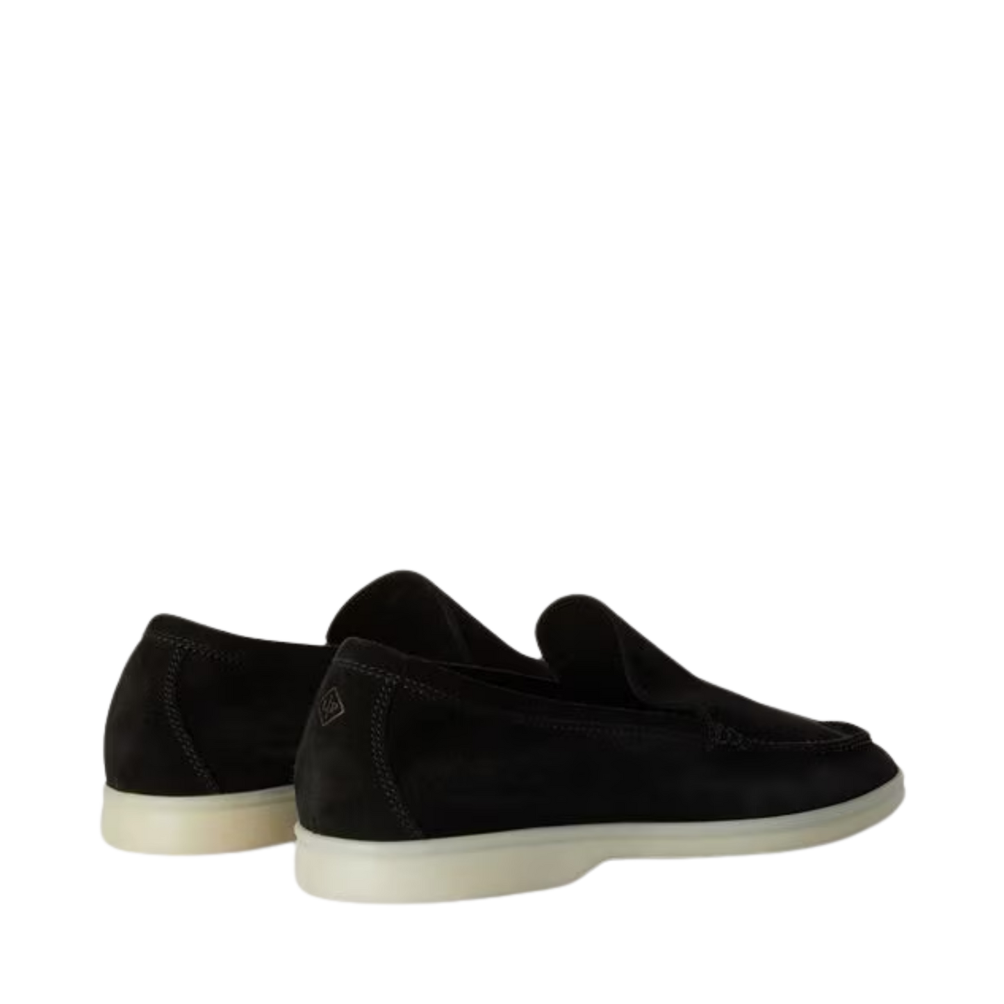 Loro Piana Summer Walk Loafers Suede Black (8000)