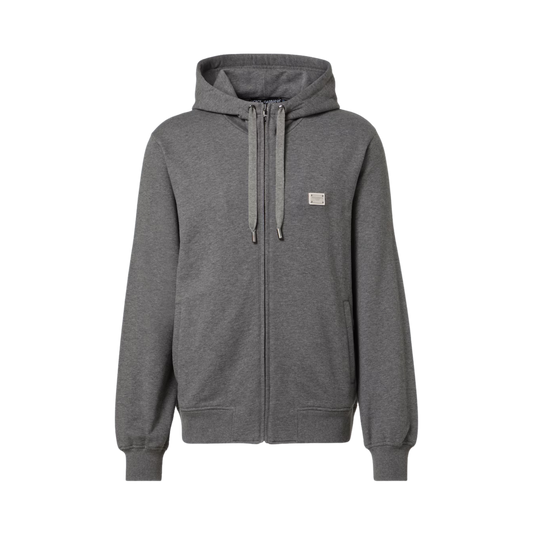Dolce & Gabbana Grey Zipper Hoodie