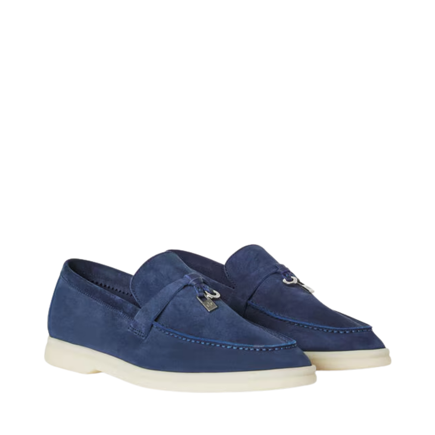 Loro Piana Summer Charms Walk Loafer True Dark Blue suede (W18P)