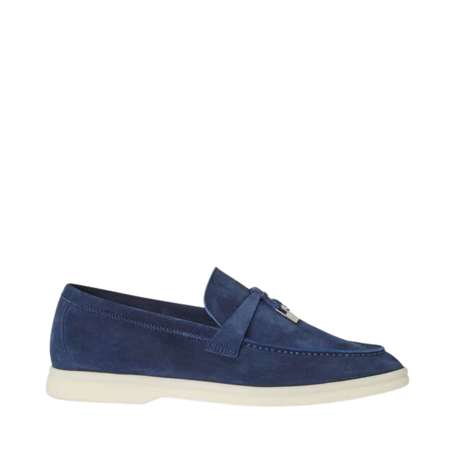 Loro Piana Summer Charms Walk Loafer True Dark Blue suede (W18P)