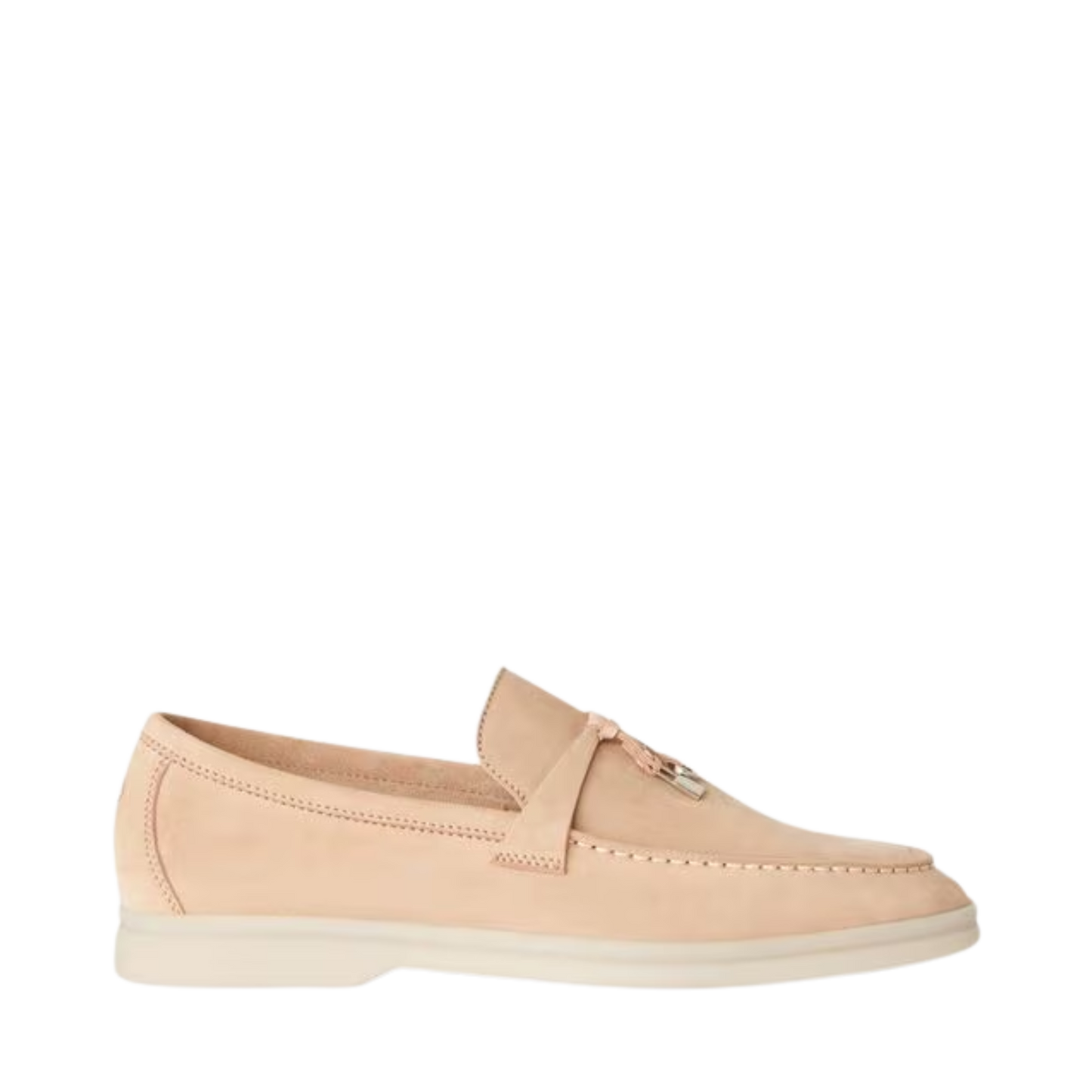 Loro Piana Summer Charms Walk Loafer Pink Sand suede (3873)