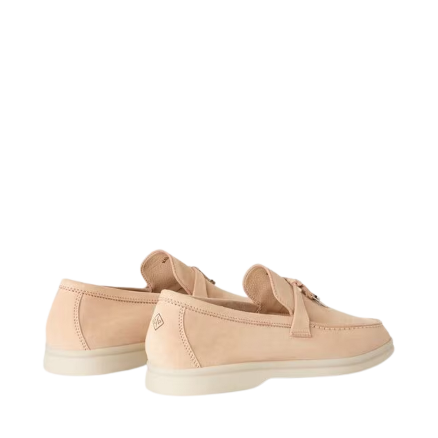 Loro Piana Summer Charms Walk Loafer Pink Sand suede (3873)