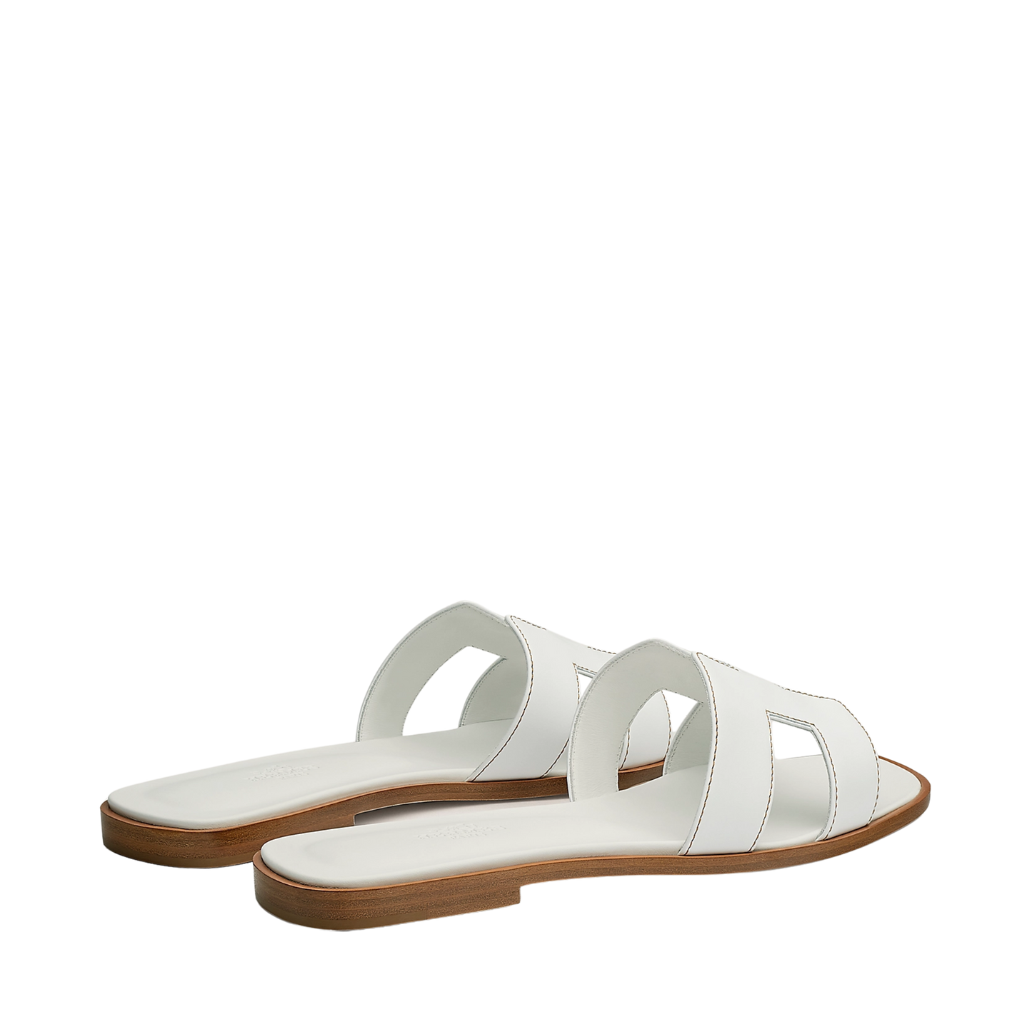 HERMES ORAN SANDAL BLANC