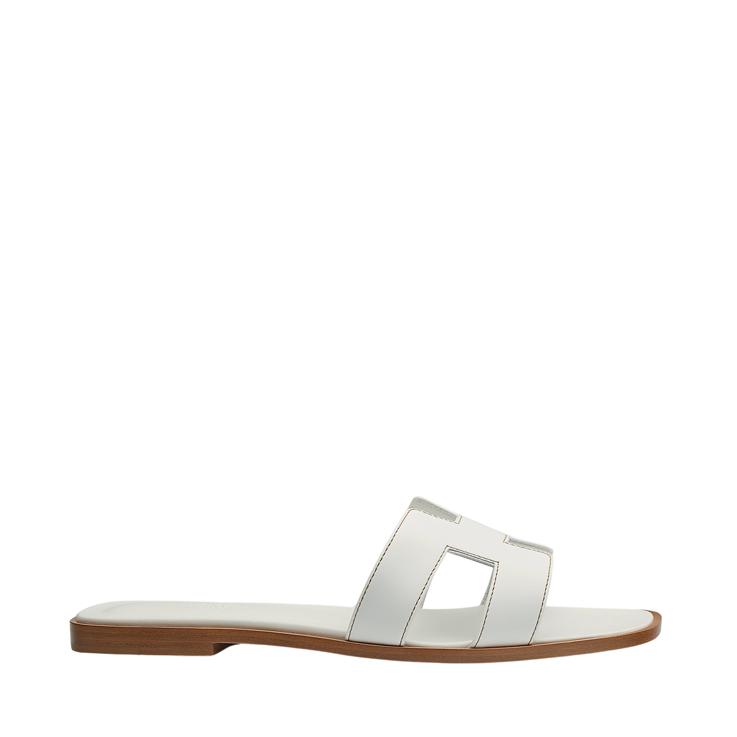 HERMES ORAN SANDAL BLANC