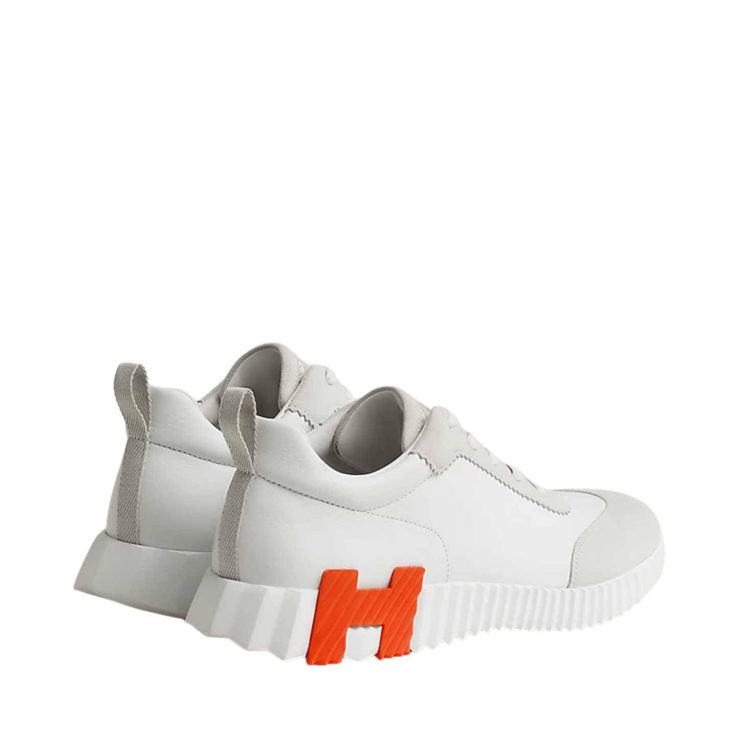 Hermès Bouncing Sneaker Blanc with Orange Detail