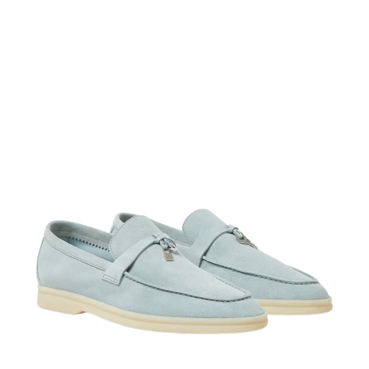 Loro piana Summer Charms Walk Loafer Suede spring waterfall
