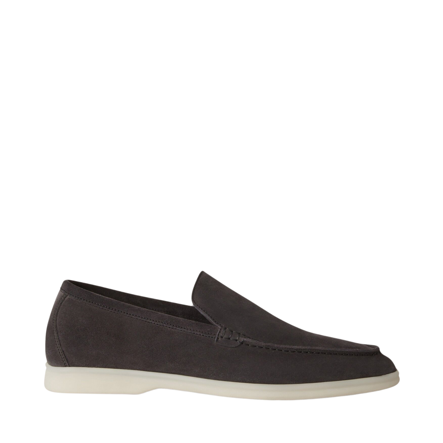 Loro Piana Summer Walk Loafer Suede Caviar
