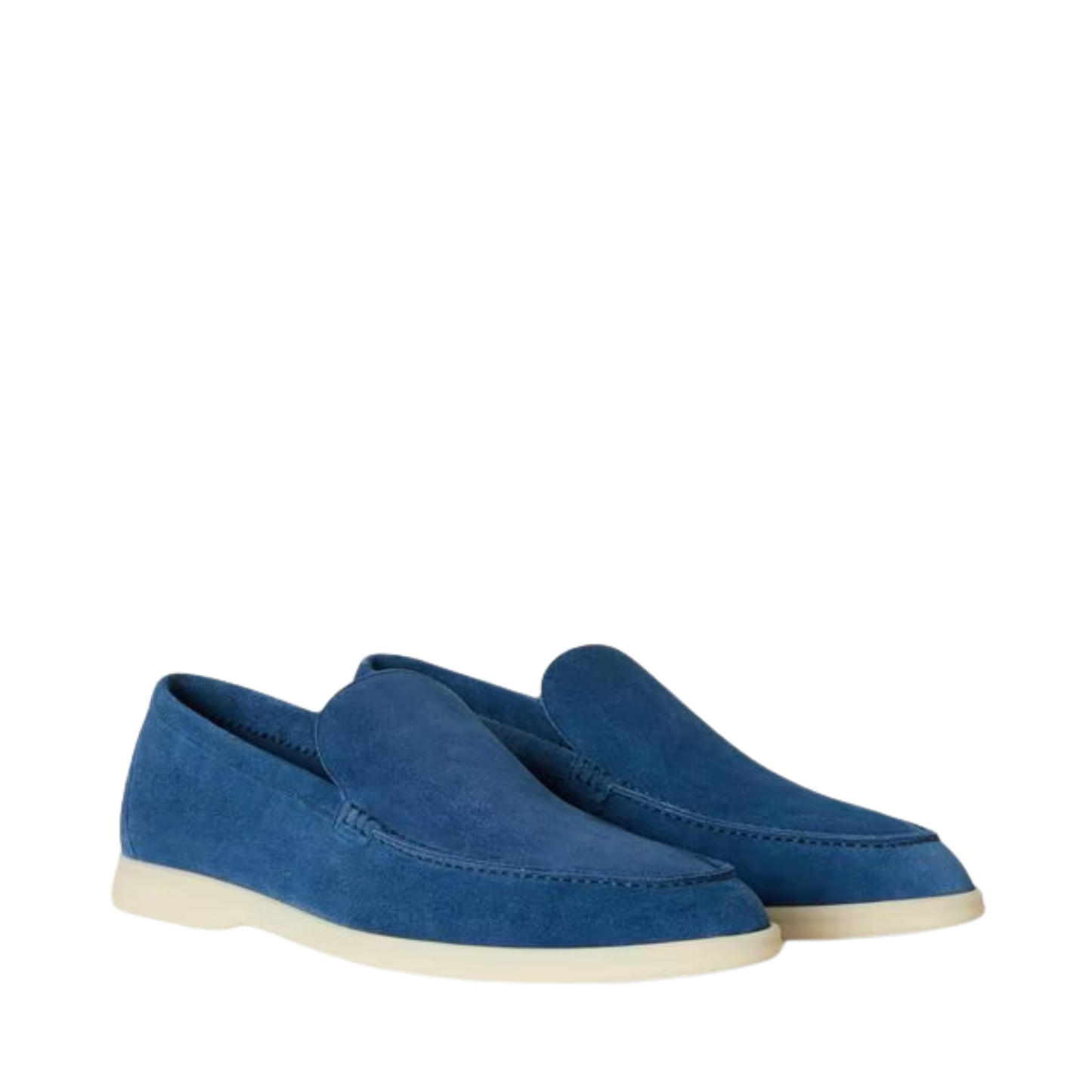 Loro Piana Summer Walk Loafer Suede Black Figs