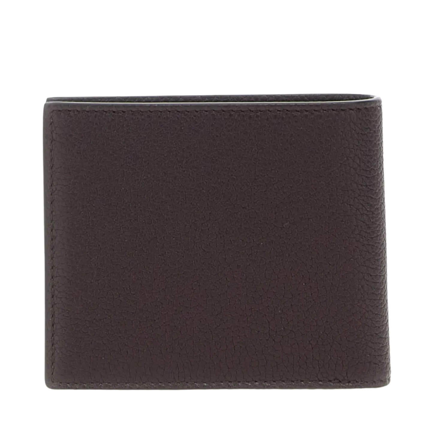 Tom Ford leather bi-fold wallet dark brown