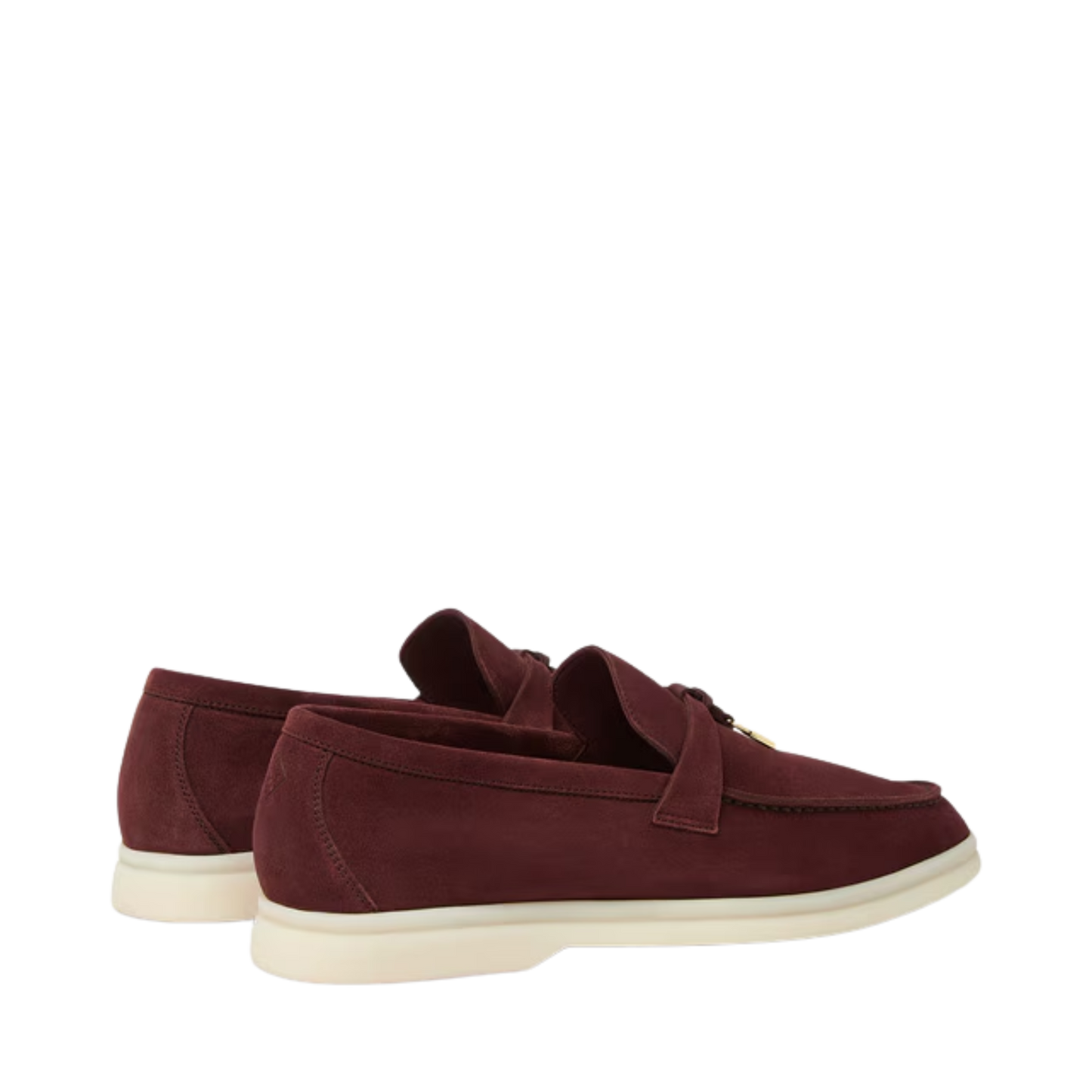 Loro Piana Summer Charms Walk Loafer Suede Oxblood (Q0B2)