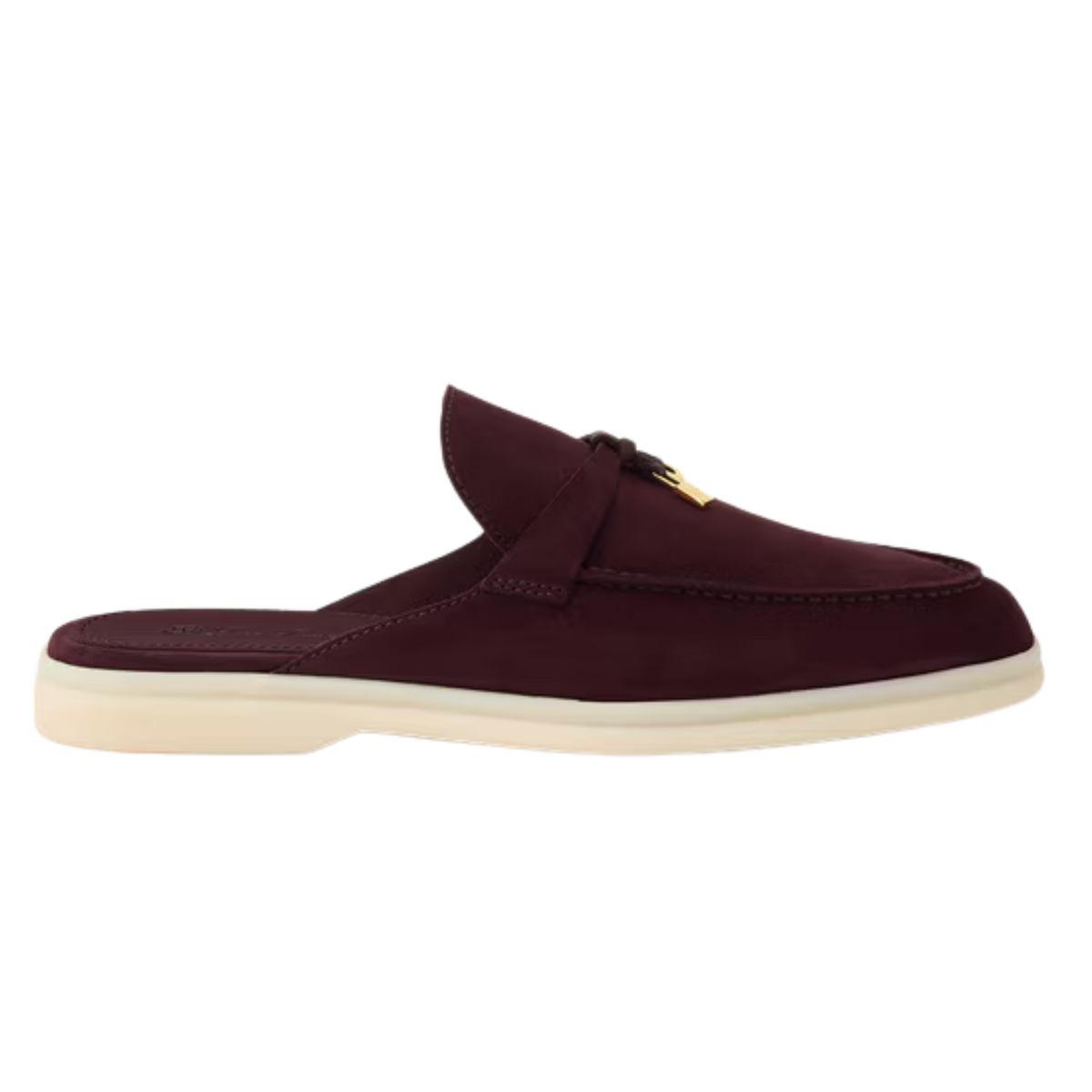Loro Piana Charms Walk Babouche Loafer Dark Roast