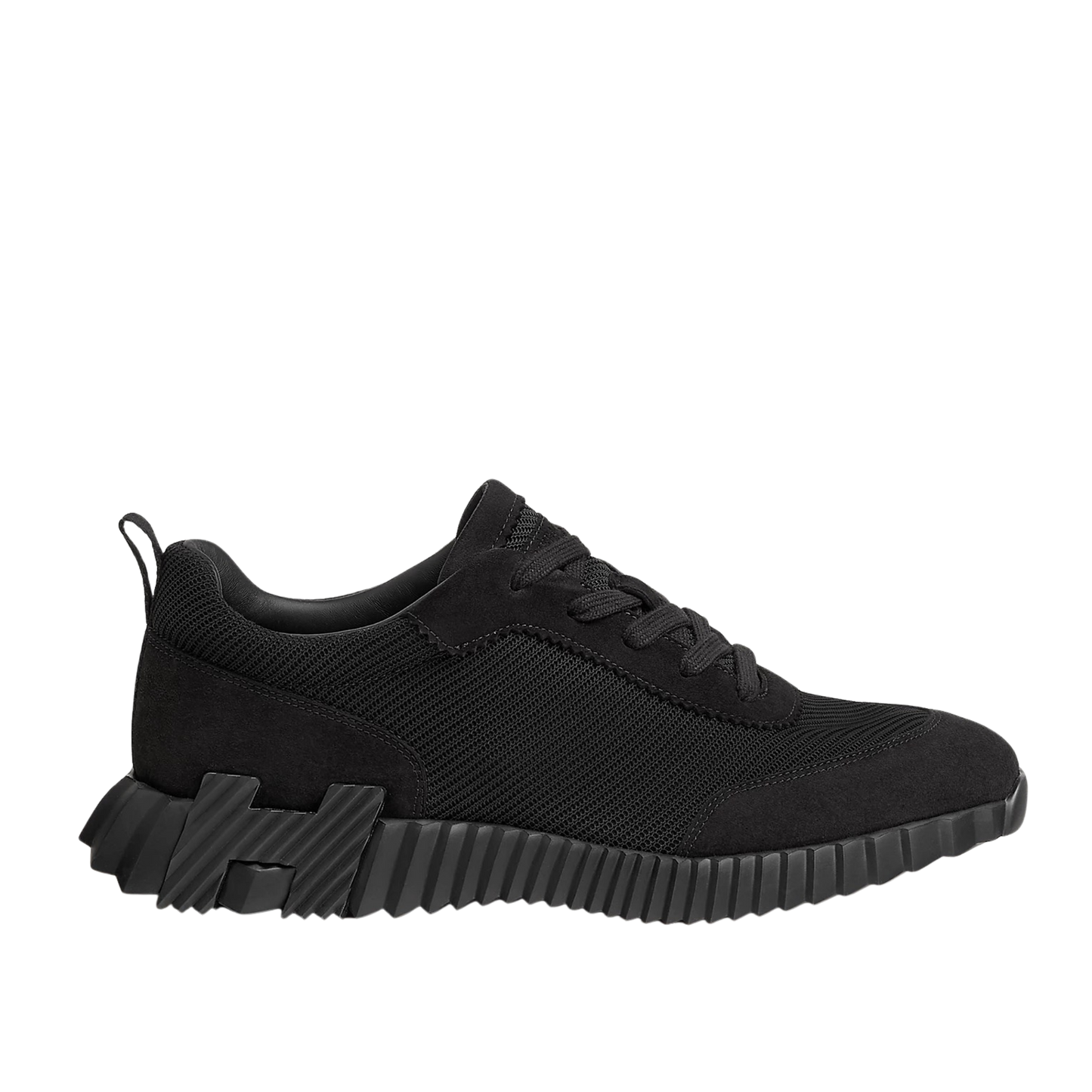 Hermès Bouncing Sneaker Mesh and Suede Noir