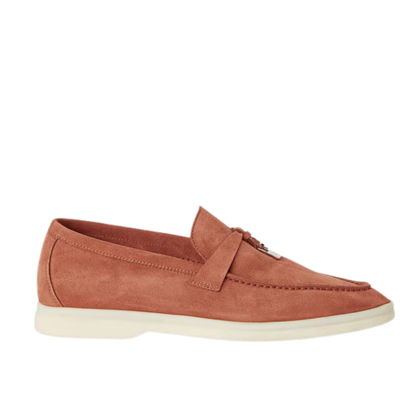 Loro Piana Summer Charms Walk Loafer Dusty Orange