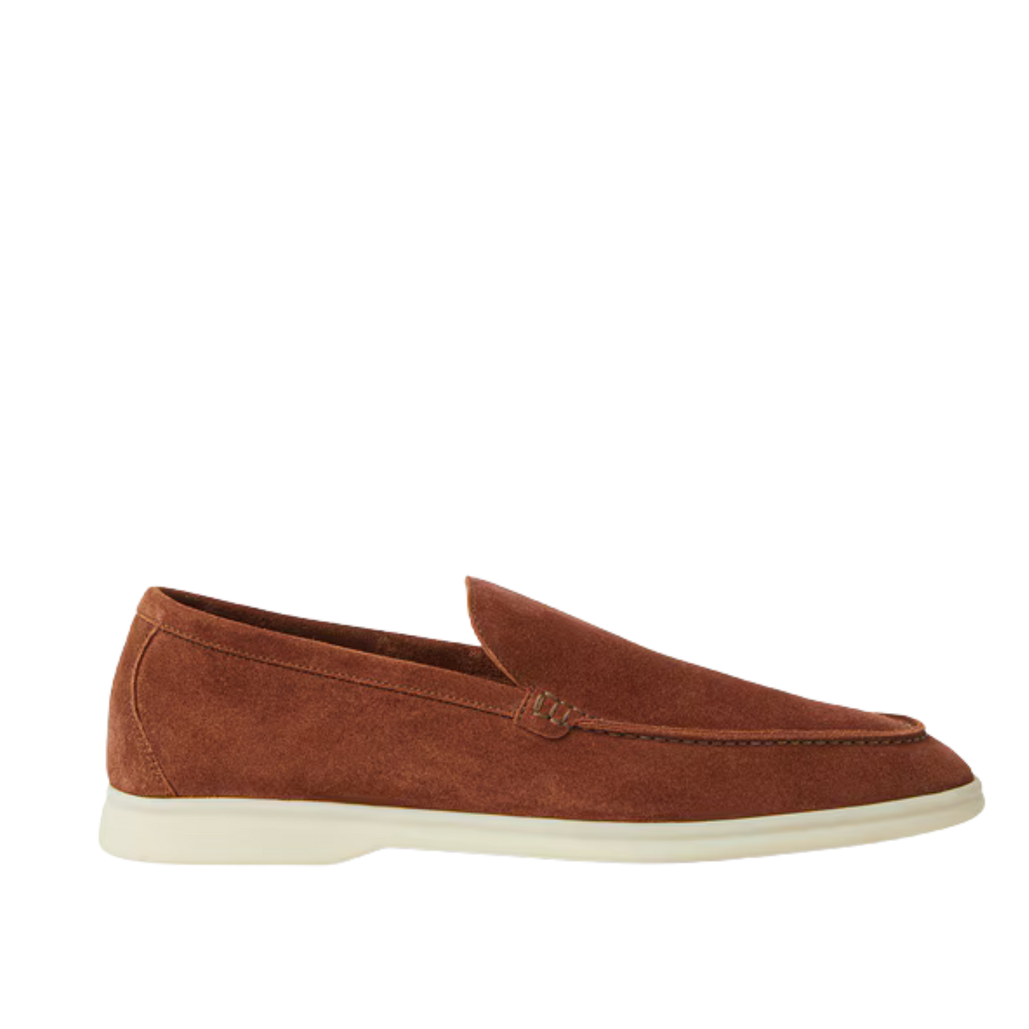Loro Piana Summer Walk Loafer Suede Brown Whiskey
