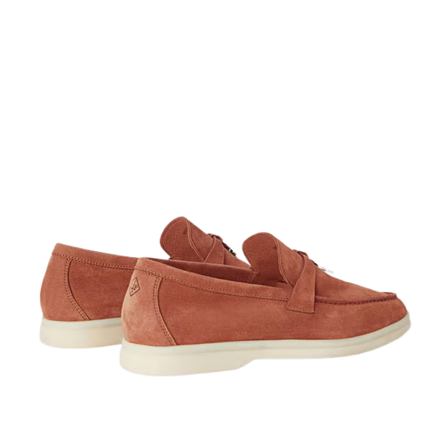Loro Piana Summer Charms Walk Loafer Dusty Orange