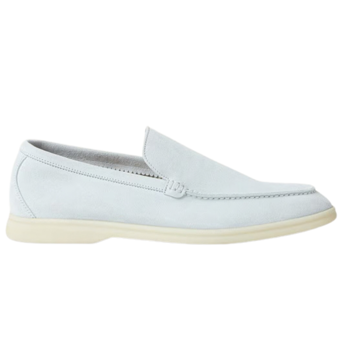 Loro Piana Summer Walk Loafer Suede Niagara Water
