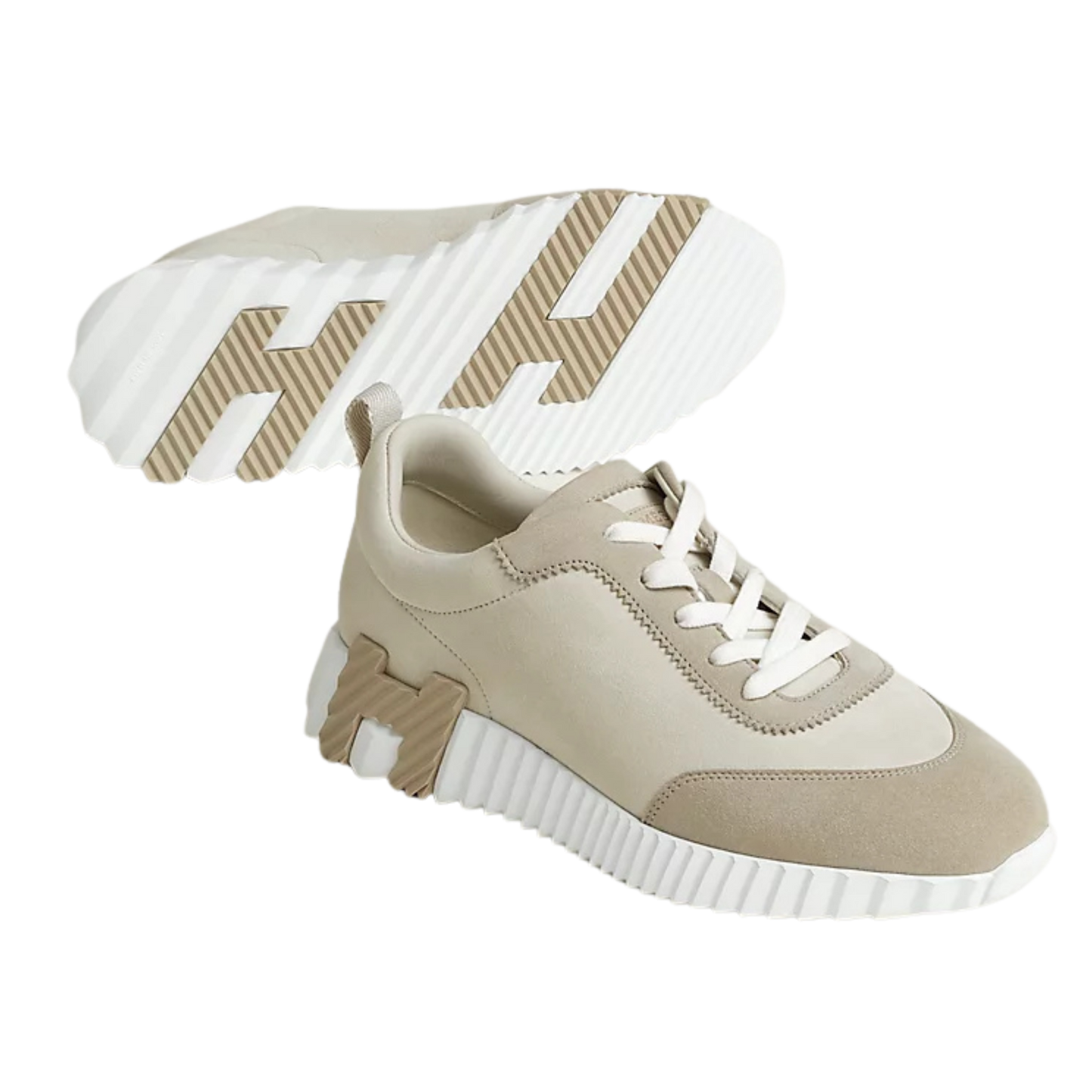 Hermès Bouncing Sneaker Beige Glaise/Beige Esquisse