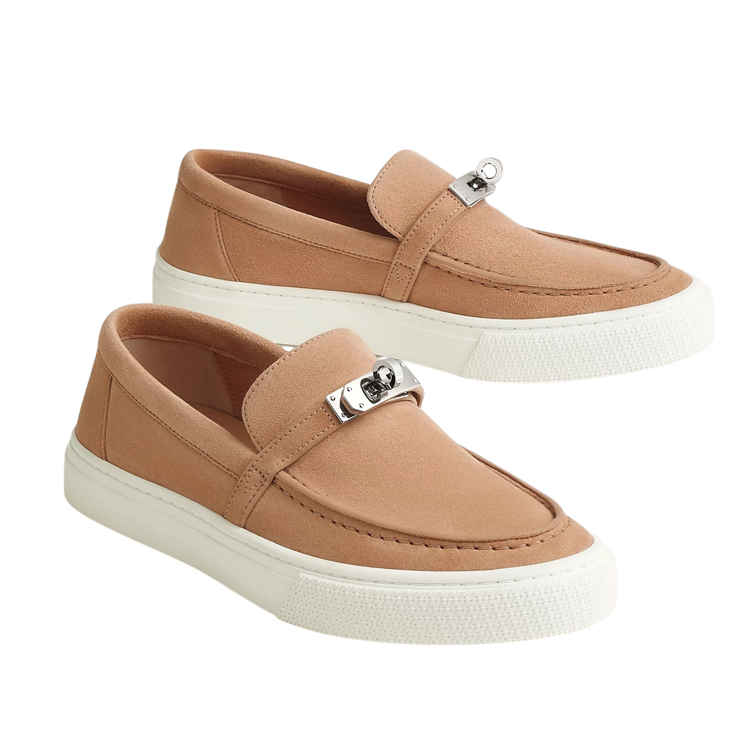 Hermès Game Slip-On Sneaker Beige Perlino