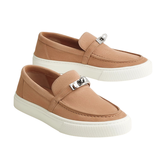 Hermès Game Slip-On Sneaker Beige Perlino