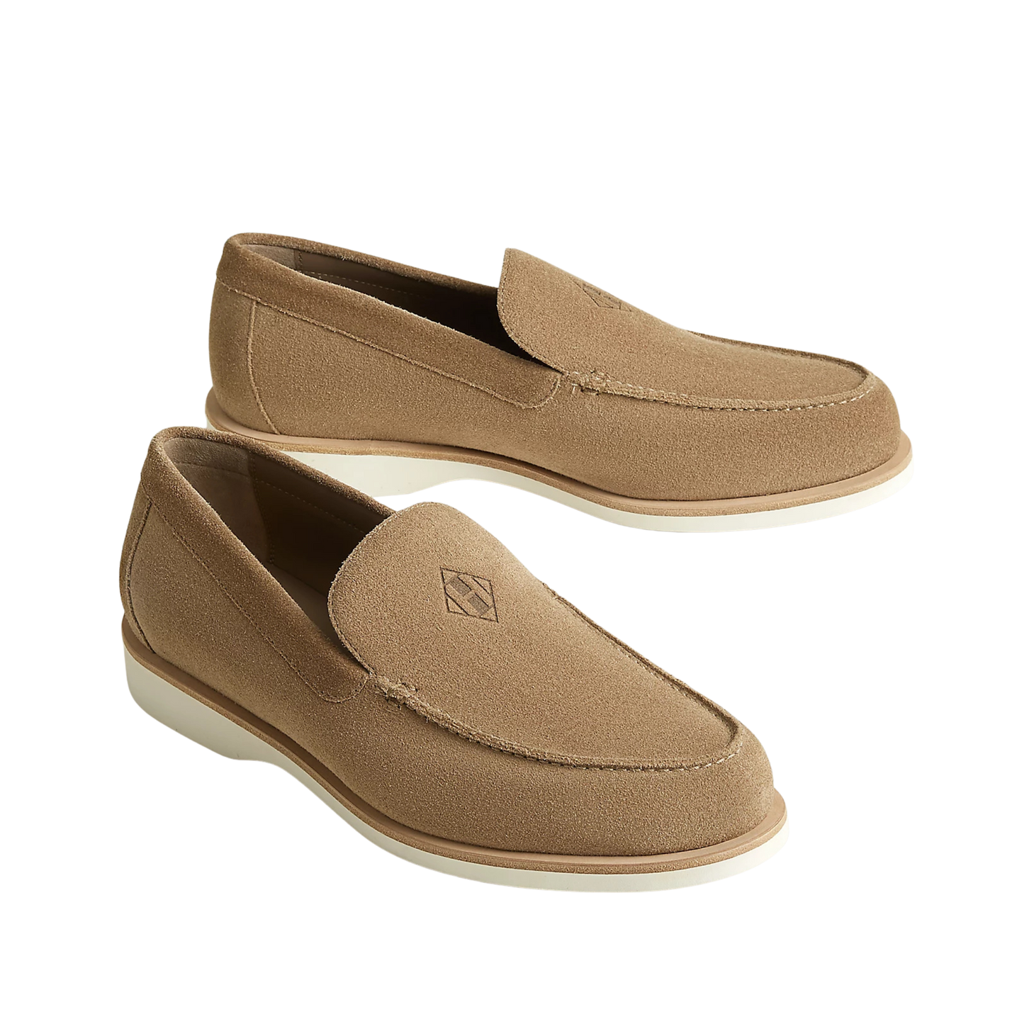 Hermès Low Loafer Suede Beige Sable