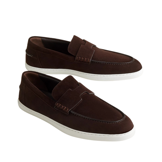 Hermès Job Loafer Marron Ebène