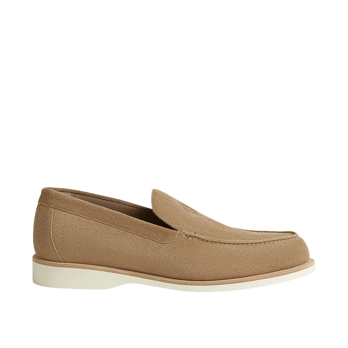 Hermès Low Loafer Suede Beige Sable