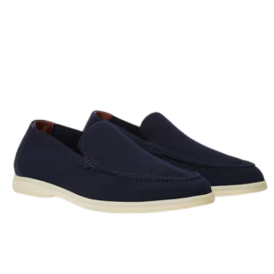 Loro Piana Summer Walk The Gift of Kings Loafer Blue Navy