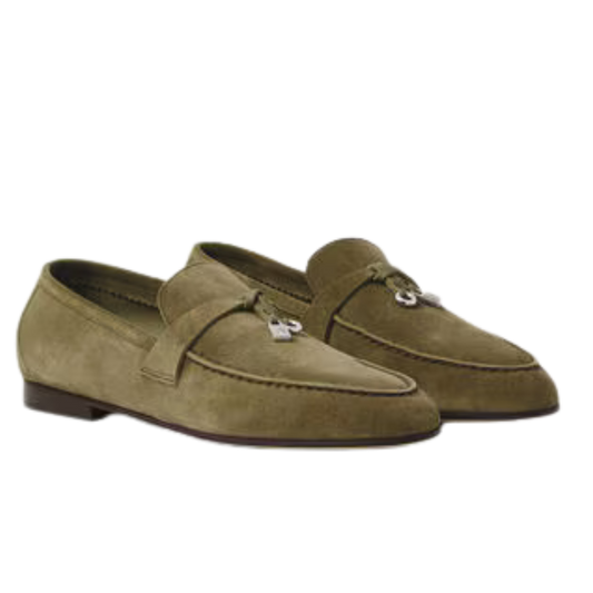 Loro Piana Joan Loafer Verde-Acqua