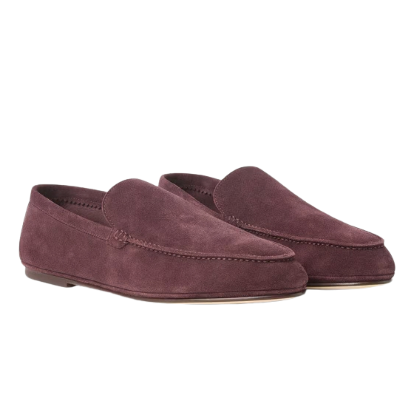 Loro Piana Summer Anton Walk Loafer Grape Fruit