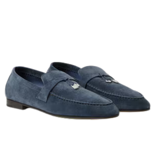 Loro Piana Joan Loafer Aegean Wave