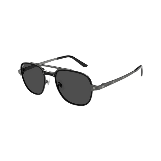 Cartier Sunglasses Black Ruthenium Smoke (CT0477S-002)