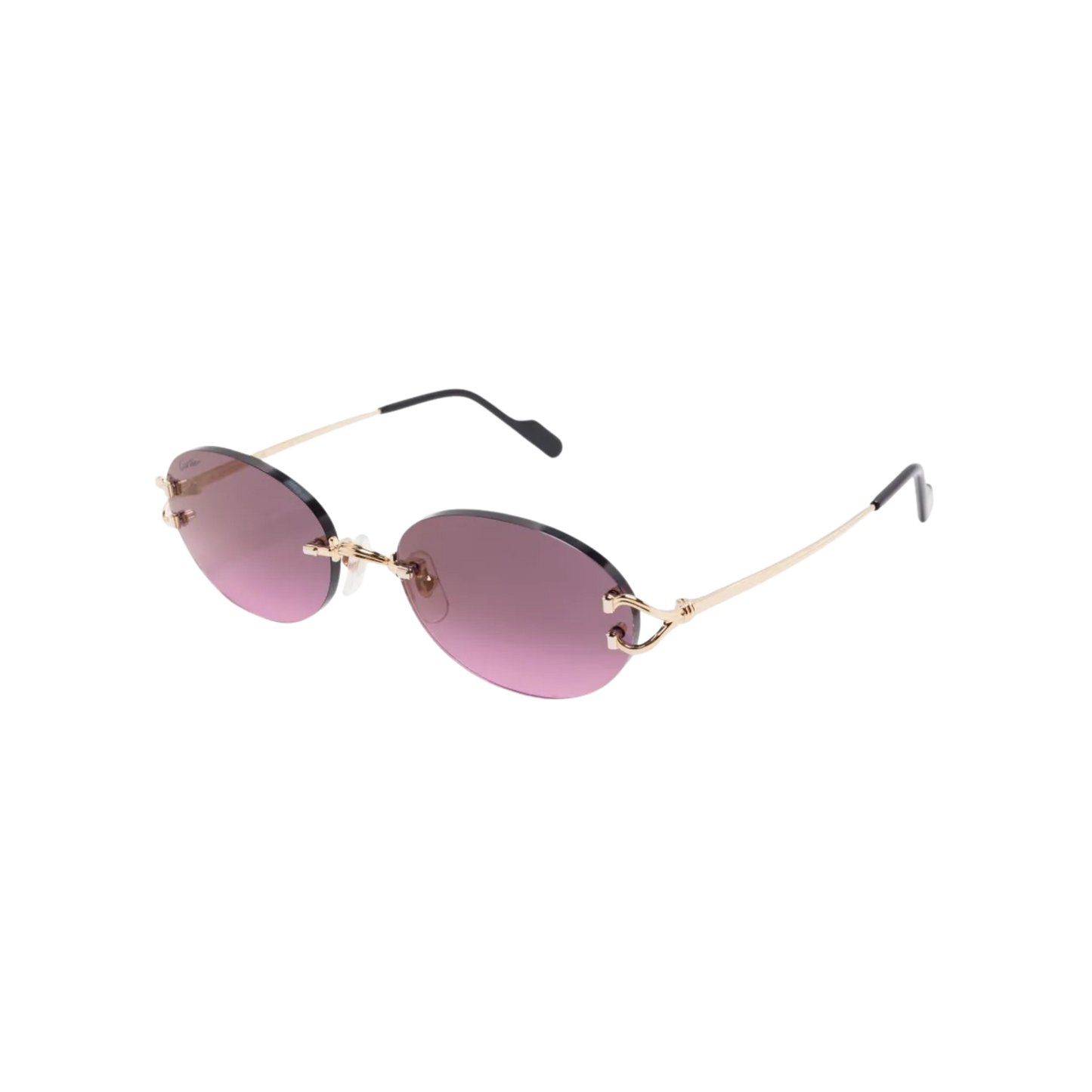 Cartier Sunglasses Gold Gold Violet (CT0551S-006)
