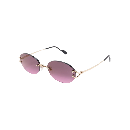 Cartier Sunglasses Gold Gold Violet (CT0551S-006)