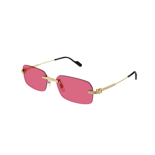 Cartier Sunglasses Gold Gold Pink (CT0271S-010)