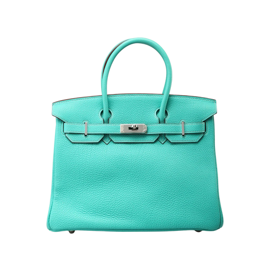 Hermès Birkin 30 Blue Lagoon with Palladium Hardware