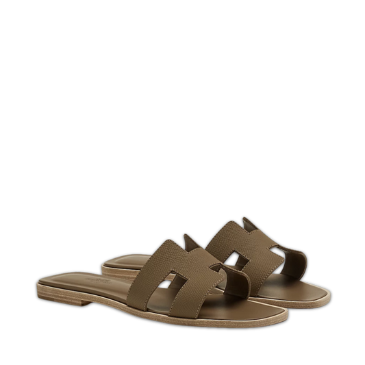 Hermes Oran Sandal Etoupe